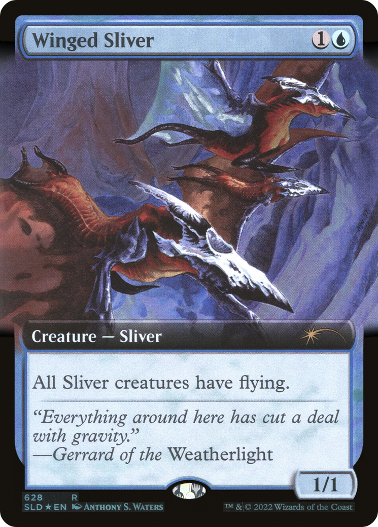 Winged Sliver (Extended Art) [Secret Lair Drop Promos] | Lots Moore NSW