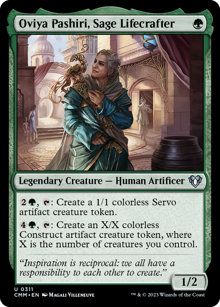 Oviya Pashiri, Sage Lifecrafter [Commander Masters] | Lots Moore NSW