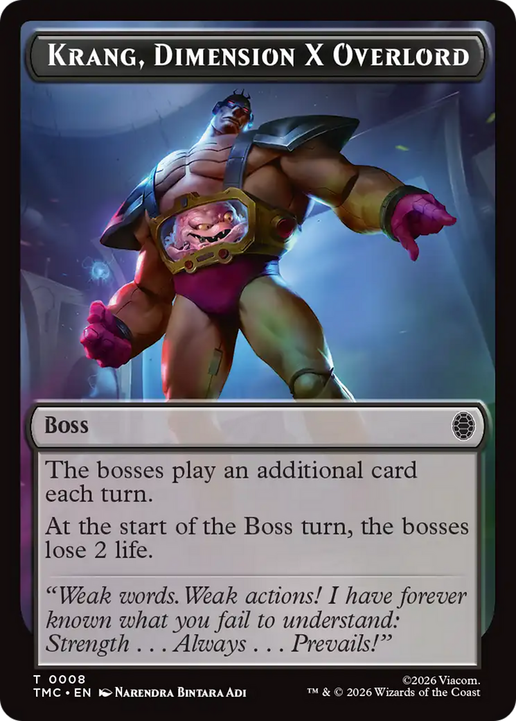 Krang, Dimension X Overlord [Teenage Mutant Ninja Turtles Commander Tokens] | Lots Moore NSW