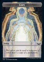 Demon // Copy Double-Sided Token [Streets of New Capenna Commander Tokens] | Lots Moore NSW