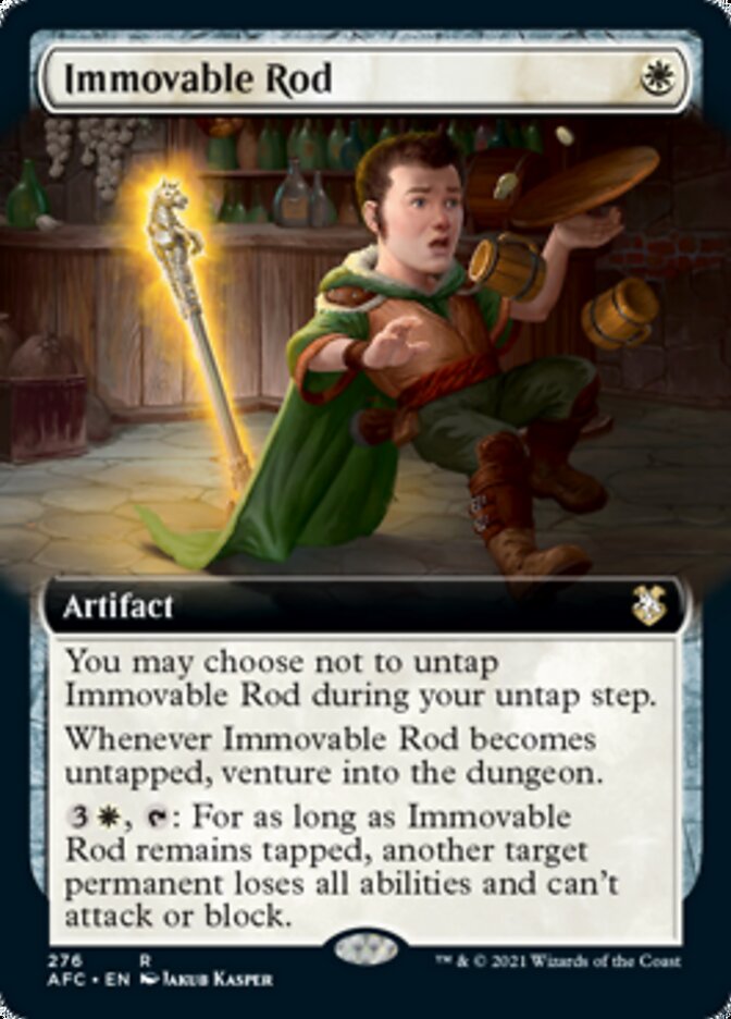 Immovable Rod (Extended Art) [Dungeons & Dragons: Adventures in the Forgotten Realms Commander] | Lots Moore NSW