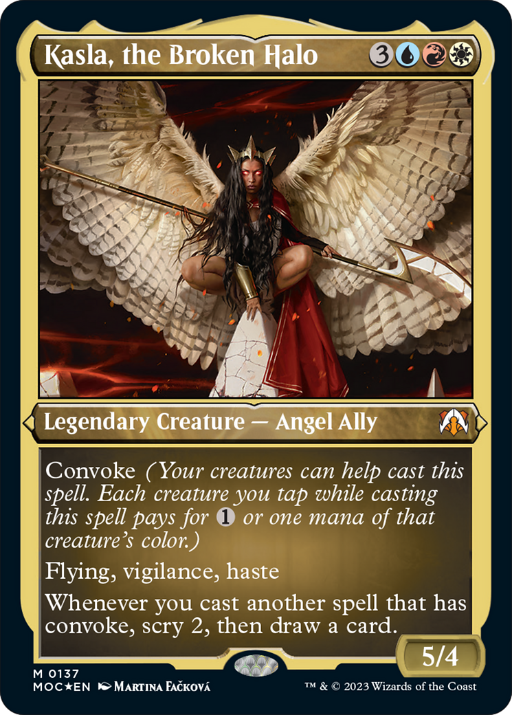 Kasla, the Broken Halo (Display Commander) [March of the Machine Commander] | Lots Moore NSW