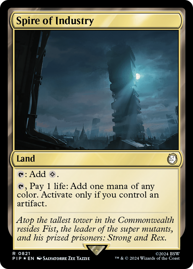 Spire of Industry (Surge Foil) [Fallout] | Lots Moore NSW