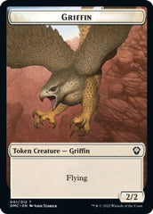 Zombie Knight // Griffin Double-Sided Token [Dominaria United Commander Tokens] | Lots Moore NSW