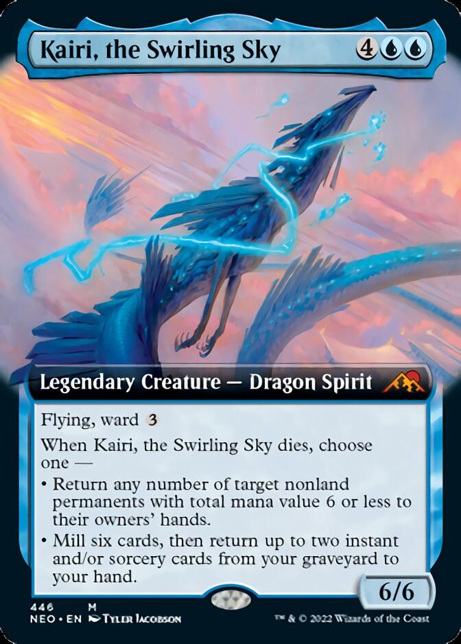 Kairi, the Swirling Sky (Extended Art) [Kamigawa: Neon Dynasty] | Lots Moore NSW