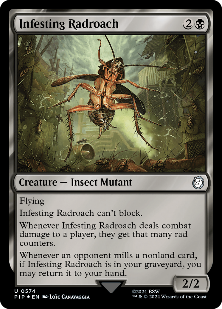 Infesting Radroach (Surge Foil) [Fallout] | Lots Moore NSW
