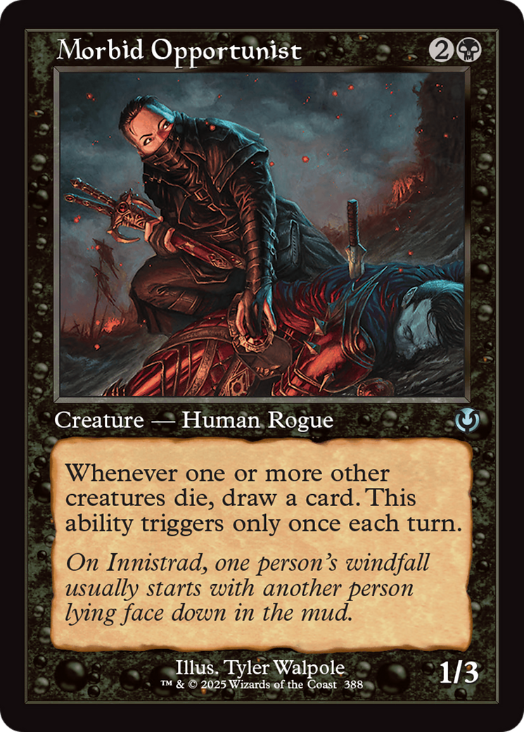 Morbid Opportunist (Retro Frame) [Innistrad Remastered] | Lots Moore NSW