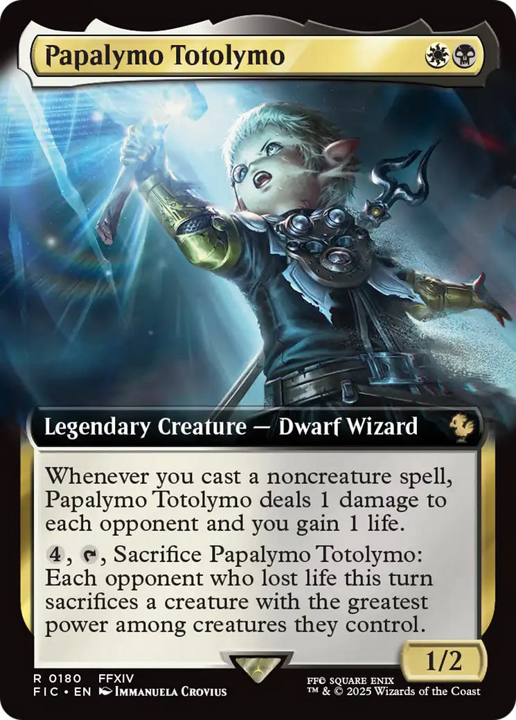 Papalymo Totolymo (Extended Art) [FINAL FANTASY Commander] | Lots Moore NSW