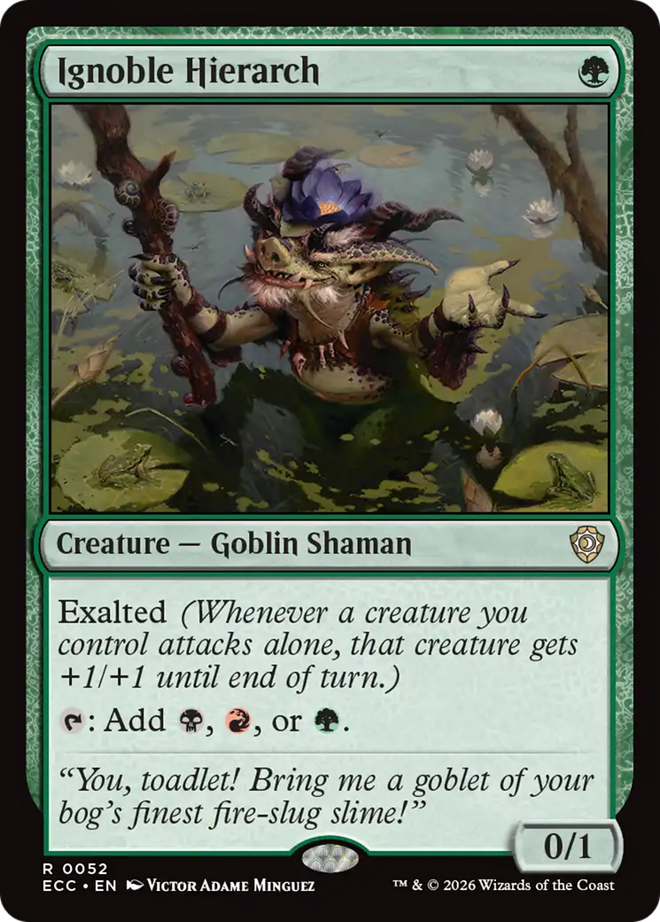 Ignoble Hierarch [Lorwyn Eclipsed Commander] | Lots Moore NSW