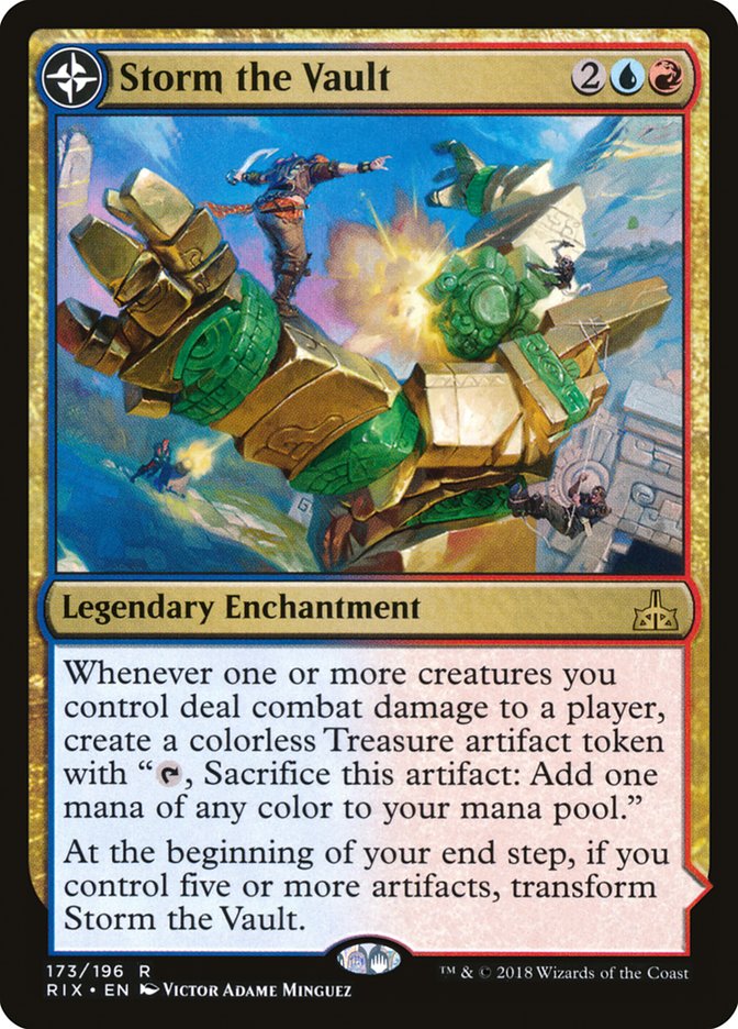 Storm the Vault // Vault of Catlacan [Rivals of Ixalan] | Lots Moore NSW