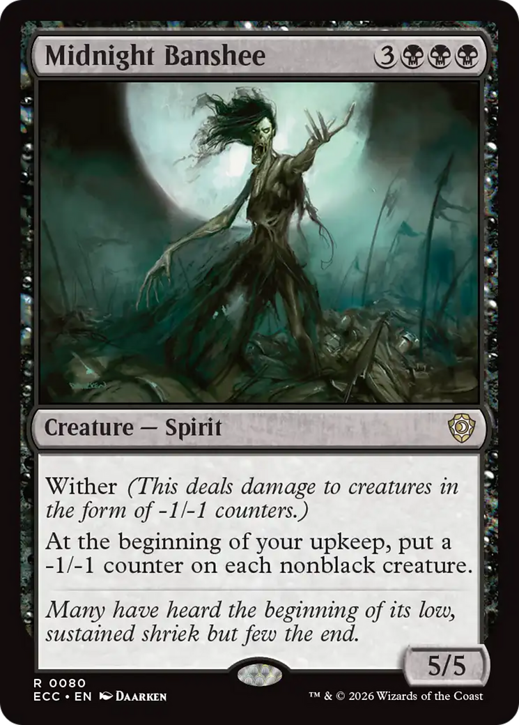 Midnight Banshee [Lorwyn Eclipsed Commander] | Lots Moore NSW