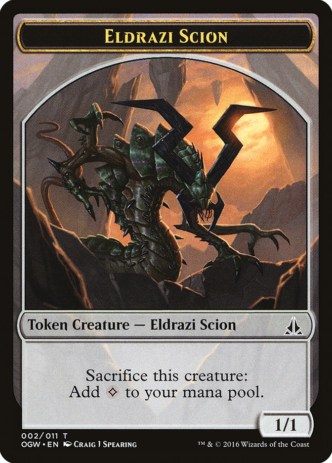 Eldrazi Scion Token (002/011) [Oath of the Gatewatch Tokens] | Lots Moore NSW