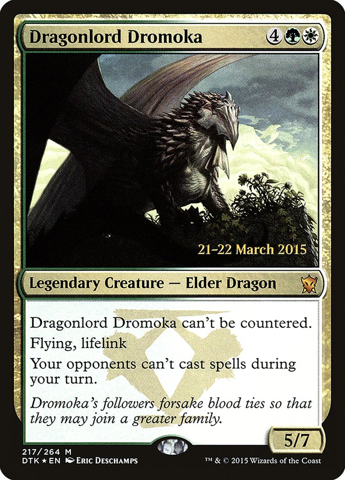 Dragonlord Dromoka [Dragons of Tarkir Prerelease Promos] | Lots Moore NSW