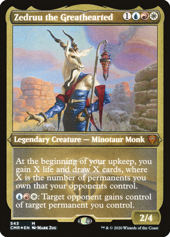 Zedruu the Greathearted (Etched) [Commander Legends] | Lots Moore NSW