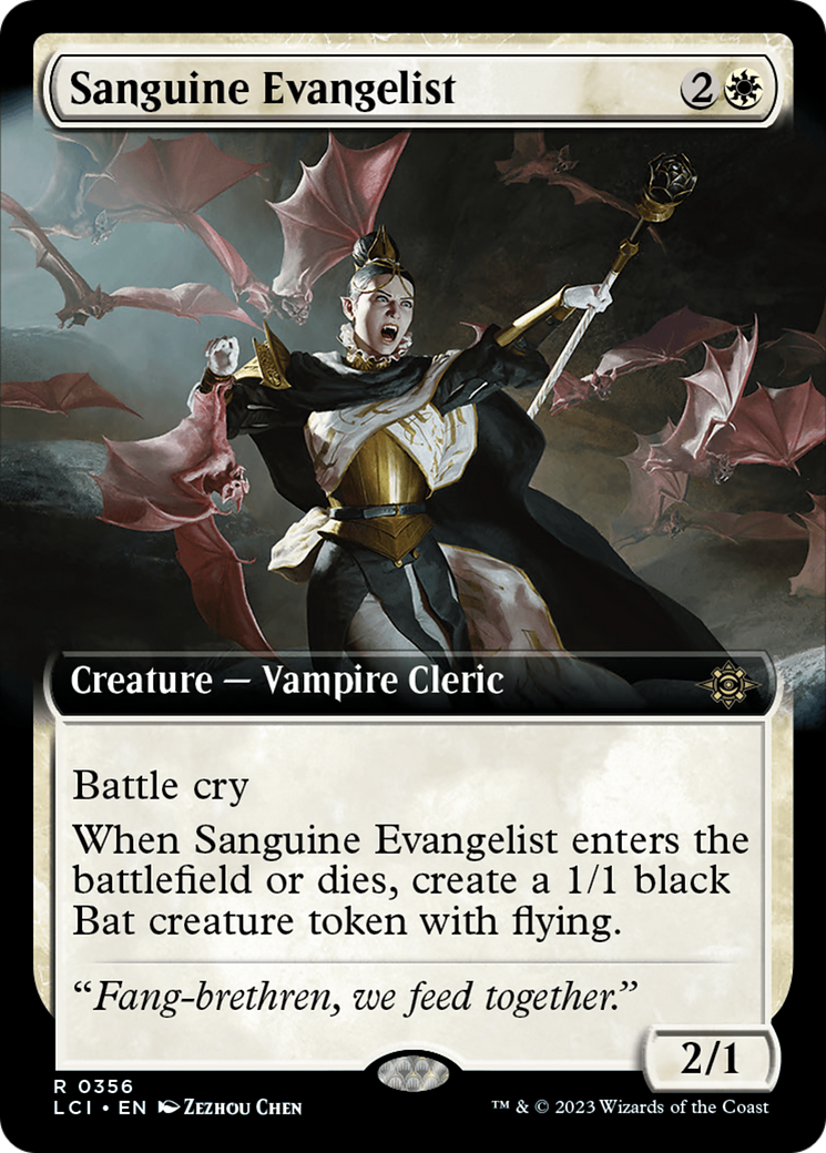 Sanguine Evangelist (Extended Art) [The Lost Caverns of Ixalan] | Lots Moore NSW