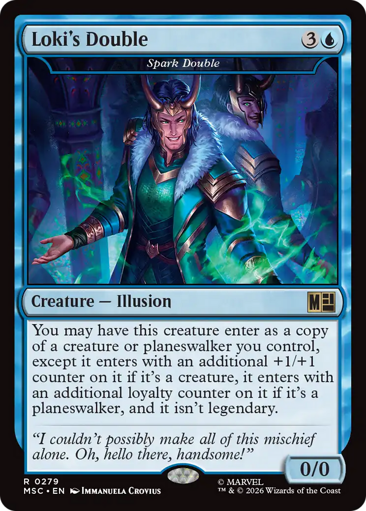 Loki's Double - Spark Double (Surge Foil) [Marvel Super Heroes Commander] | Lots Moore NSW