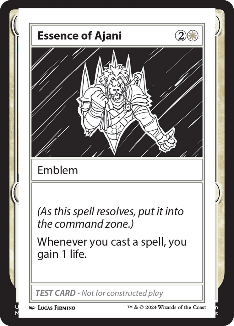 Essence of Ajani [Mystery Booster 2 Playtest Cards] | Lots Moore NSW