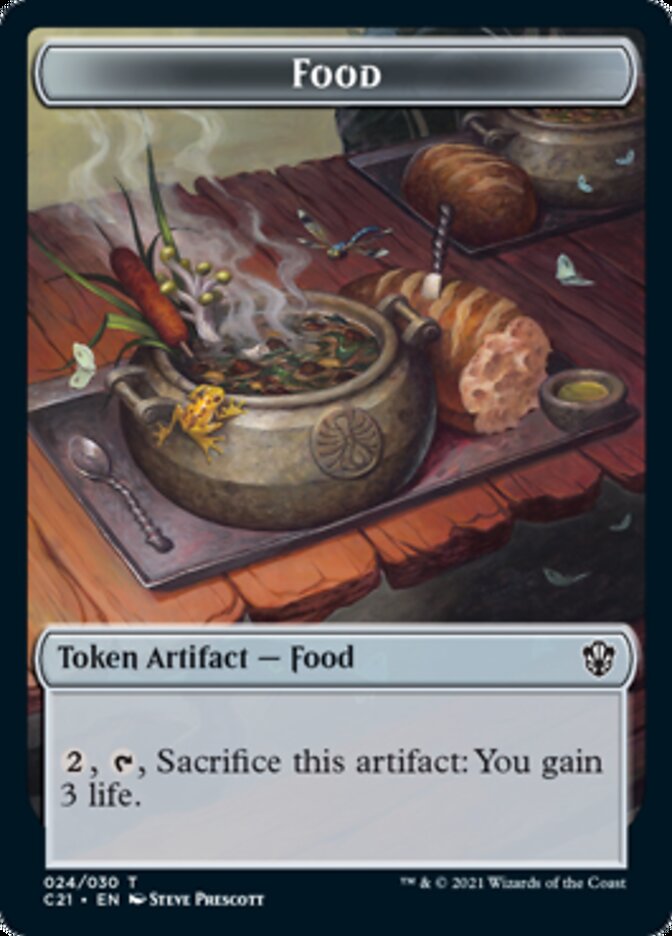 Food // Pest Double-Sided Token [Commander 2021 Tokens] | Lots Moore NSW