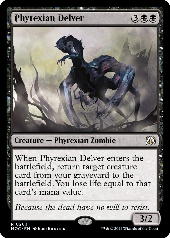 Phyrexian Delver [March of the Machine Commander] | Lots Moore NSW