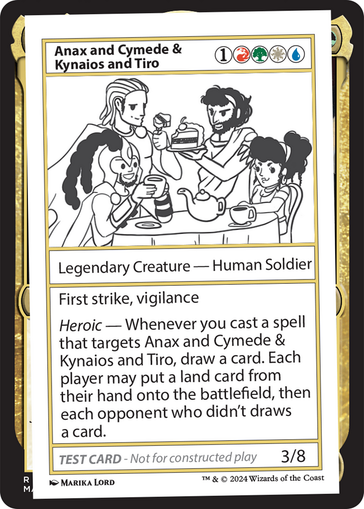 Anax and Cymede & Kynaios and Tiro [Mystery Booster 2 Playtest Cards] | Lots Moore NSW