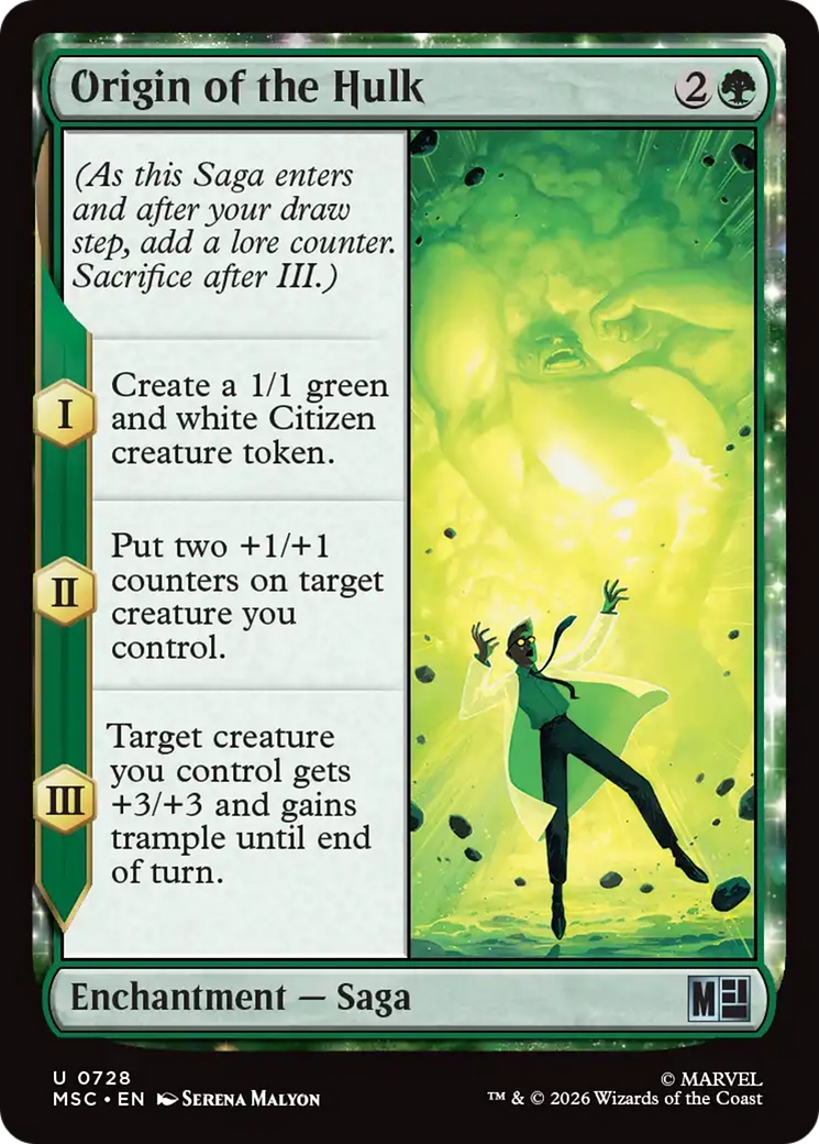 Origin of the Hulk [Marvel Super Heroes Commander] | Lots Moore NSW