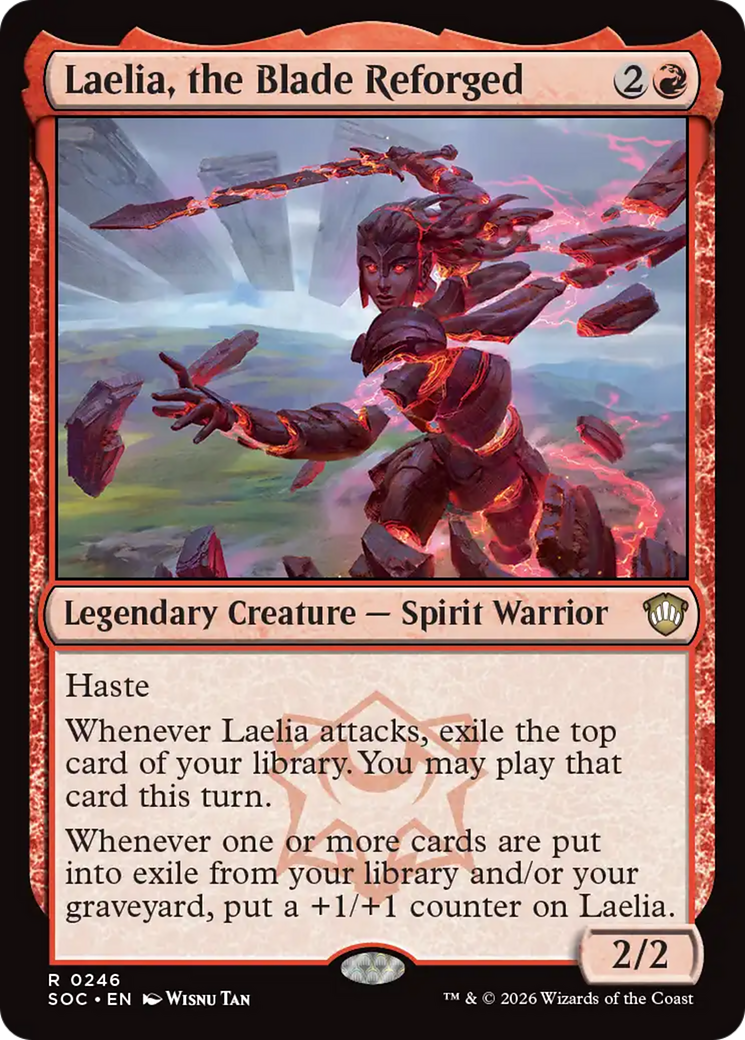 Laelia, the Blade Reforged [Secrets of Strixhaven Commander] | Lots Moore NSW