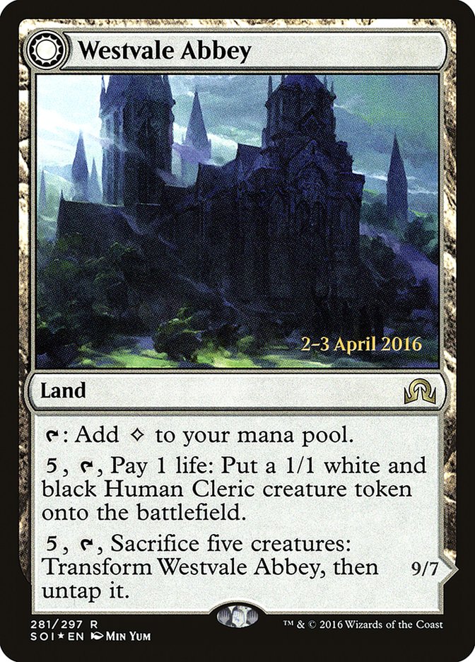 Westvale Abbey // Ormendahl, Profane Prince [Shadows over Innistrad Prerelease Promos] | Lots Moore NSW
