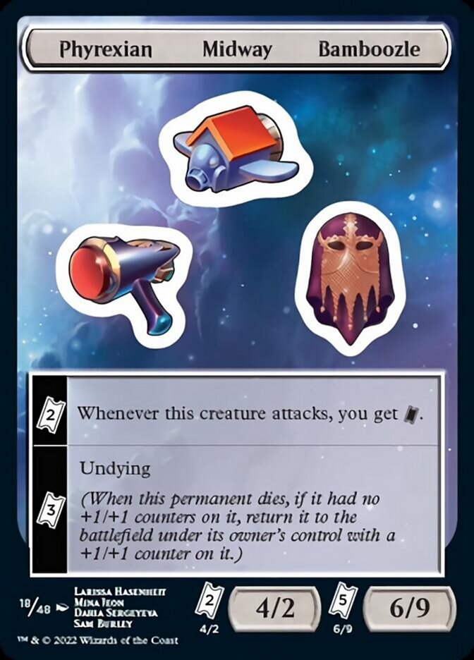 Phyrexian Midway Bamboozle [Unfinity Stickers] | Lots Moore NSW