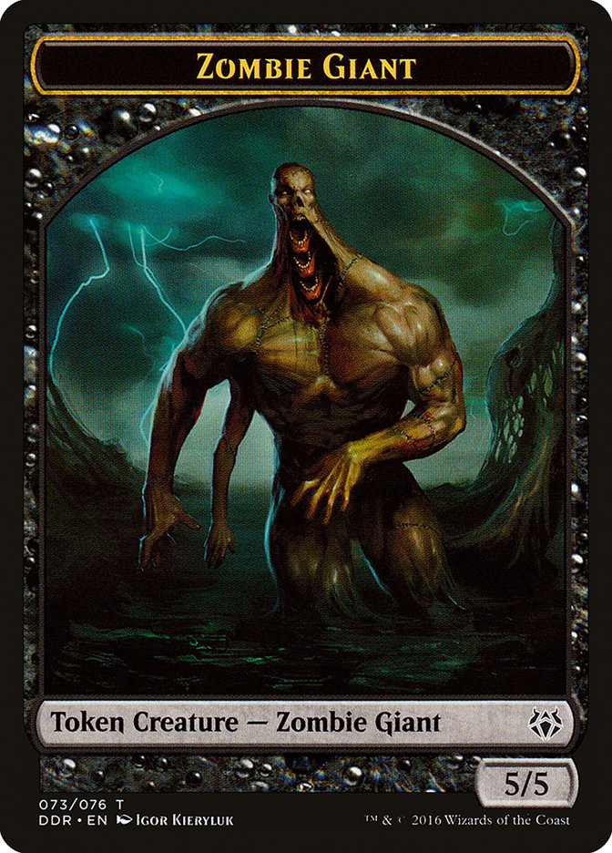 Zombie Giant Token [Duel Decks: Nissa vs. Ob Nixilis] | Lots Moore NSW