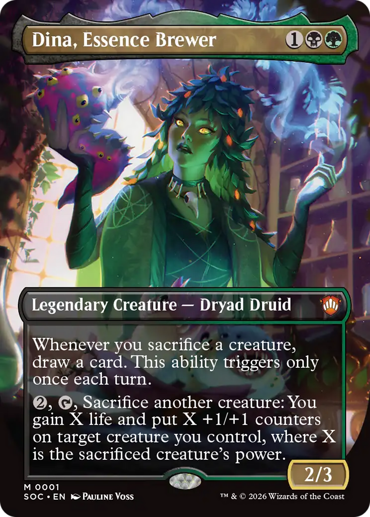 Dina, Essence Brewer (Borderless) [Secrets of Strixhaven Commander] | Lots Moore NSW
