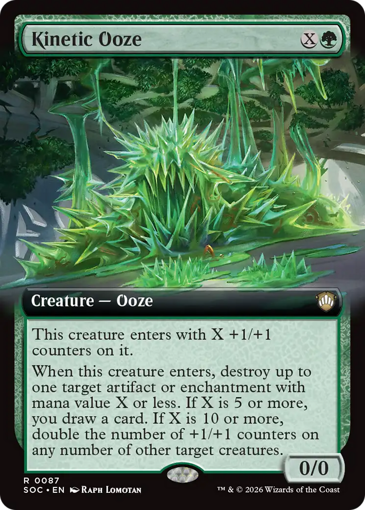 Kinetic Ooze (Extended Art) [Secrets of Strixhaven Commander] | Lots Moore NSW