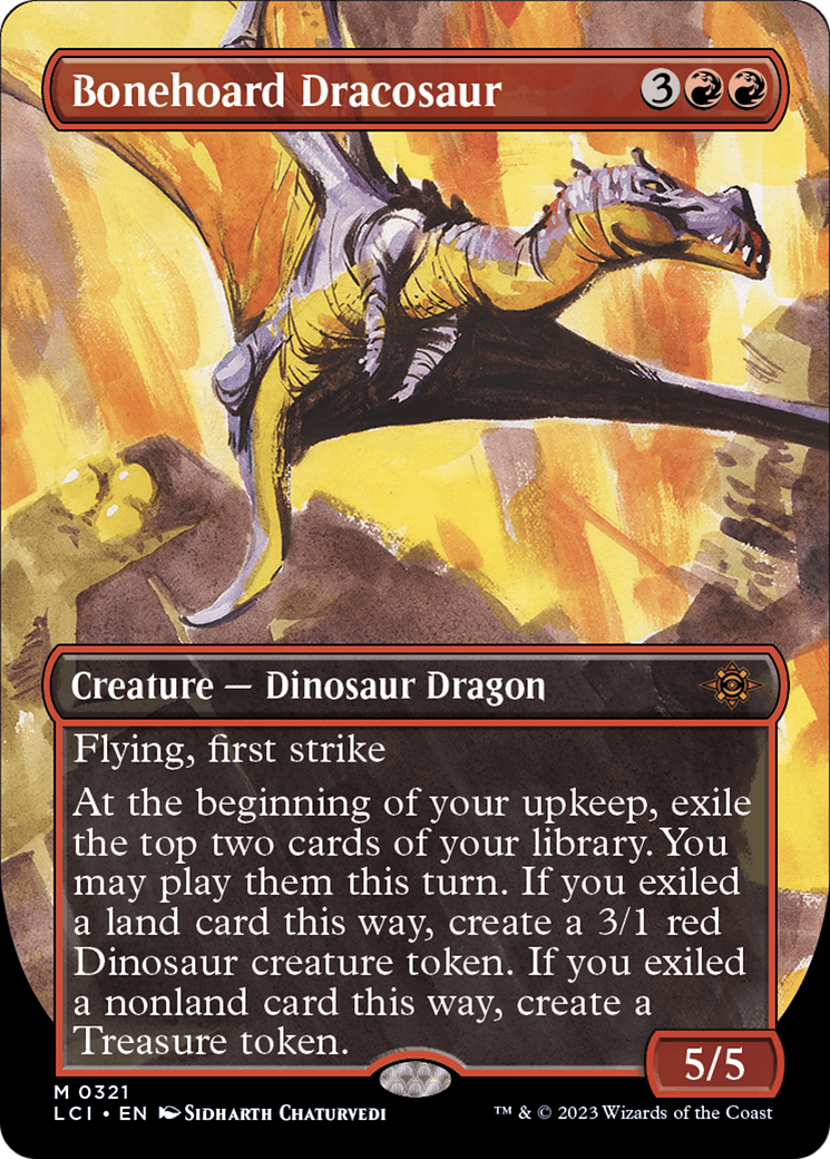 Bonehoard Dracosaur (Borderless) [The Lost Caverns of Ixalan] | Lots Moore NSW