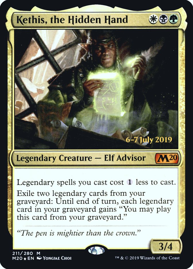 Kethis, the Hidden Hand [Core Set 2020 Prerelease Promos] | Lots Moore NSW