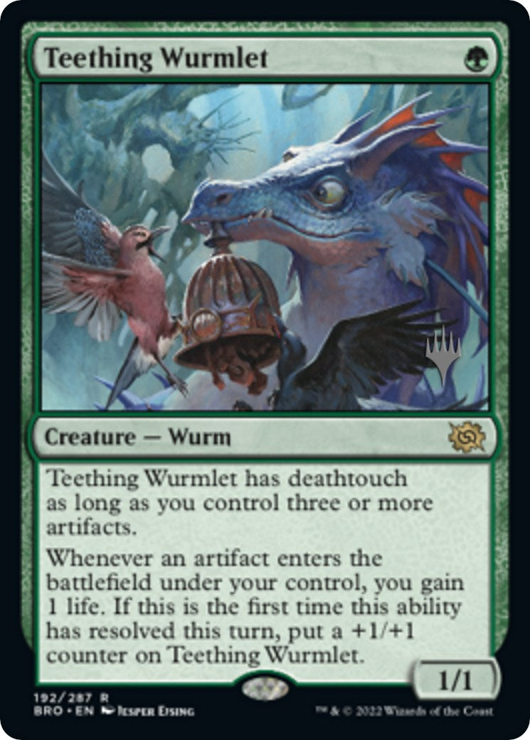 Teething Wurmlet (Promo Pack) [The Brothers' War Promos] | Lots Moore NSW