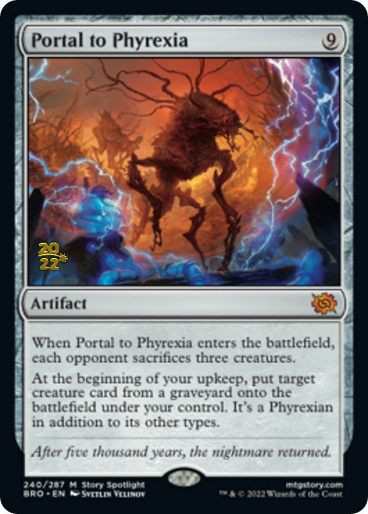 Portal to Phyrexia [The Brothers' War Prerelease Promos] | Lots Moore NSW
