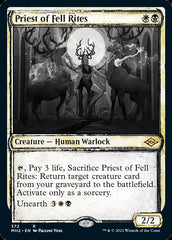 Priest of Fell Rites (Sketch) [Modern Horizons 2] | Lots Moore NSW