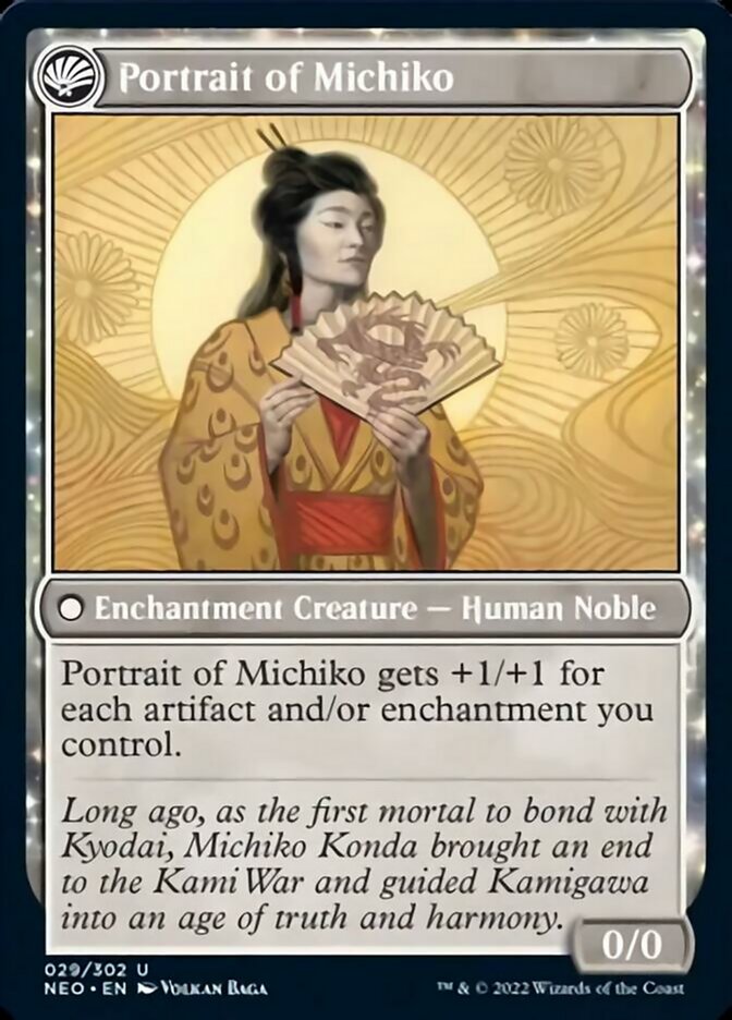 Michiko's Reign of Truth // Portrait of Michiko [Kamigawa: Neon Dynasty] | Lots Moore NSW