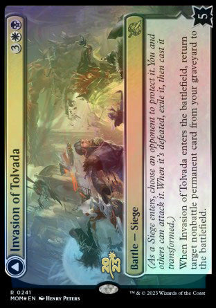Invasion of Tolvada // The Broken Sky [March of the Machine Prerelease Promos] | Lots Moore NSW