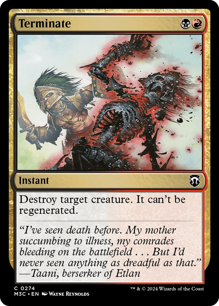 Terminate [Modern Horizons 3 Commander] | Lots Moore NSW