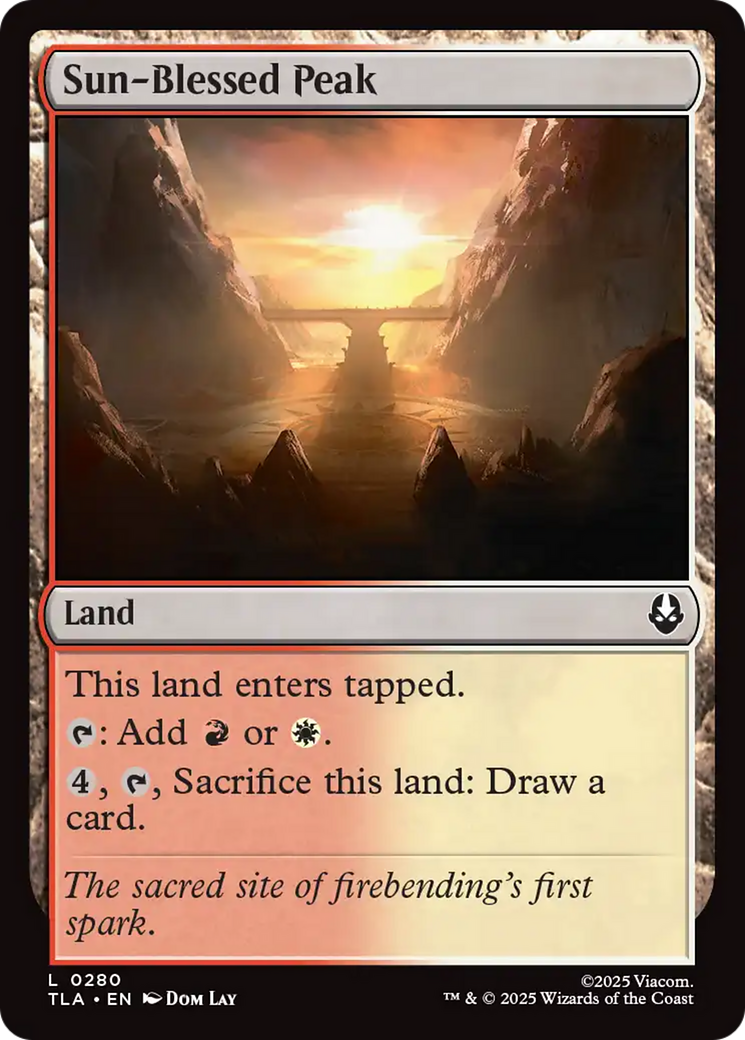 Sun-Blessed Peak [Avatar: The Last Airbender] | Lots Moore NSW