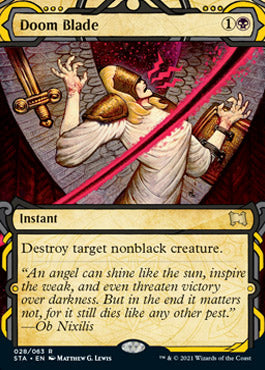 Doom Blade (Foil Etched) [Strixhaven: School of Mages Mystical Archive] | Lots Moore NSW