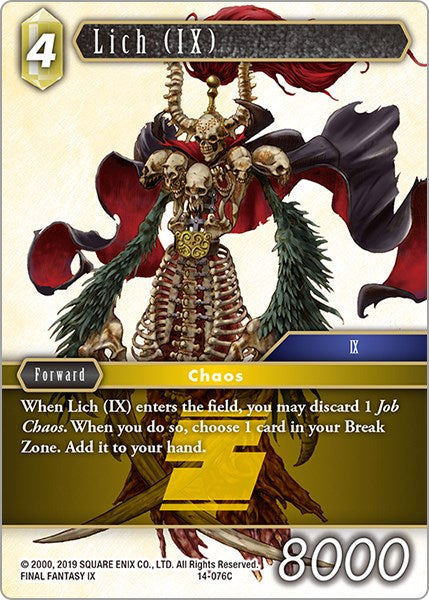 Lich (IX) [Opus XIV: Crystal Abyss] | Lots Moore NSW