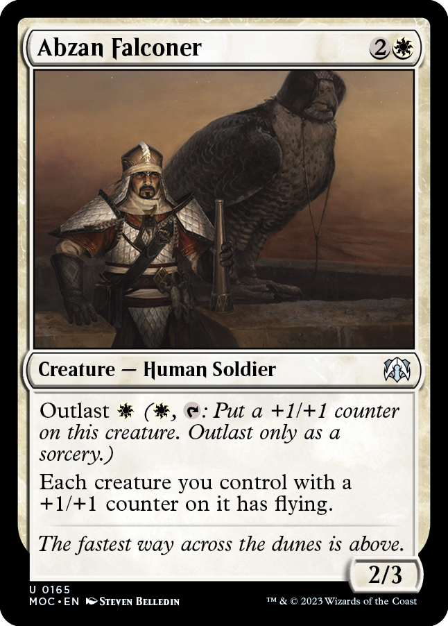 Abzan Falconer [March of the Machine Commander] | Lots Moore NSW