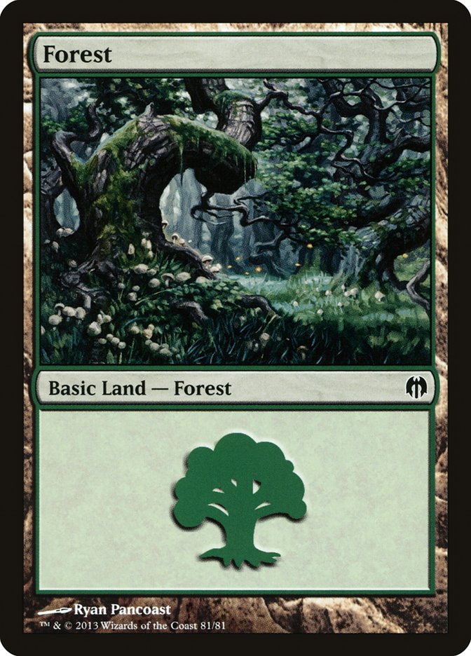 Forest (81) [Duel Decks: Heroes vs. Monsters] | Lots Moore NSW