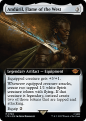 Anduril, Flame of the West (Extended Art) (Surge Foil) [The Lord of the Rings: Tales of Middle-Earth] | Lots Moore NSW