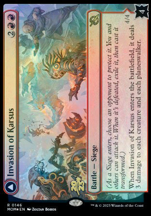 Invasion of Karsus // Refraction Elemental [March of the Machine Prerelease Promos] | Lots Moore NSW