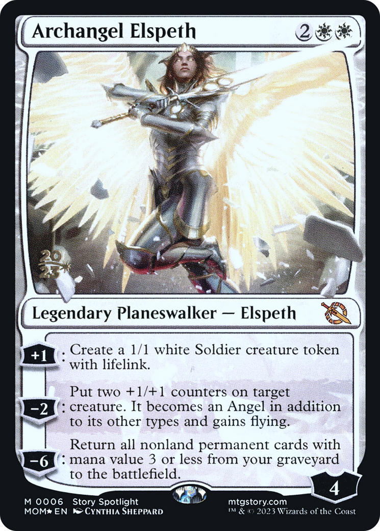 Archangel Elspeth [March of the Machine Prerelease Promos] | Lots Moore NSW