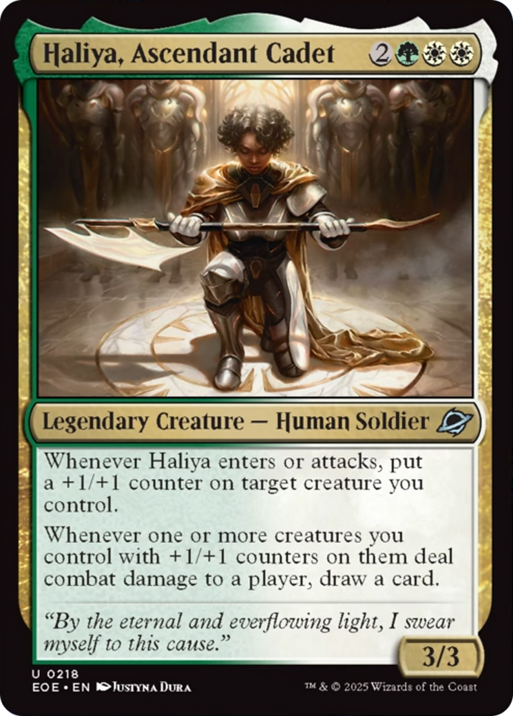 Haliya, Ascendant Cadet [Edge of Eternities] | Lots Moore NSW