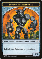 Daretti, Scrap Savant Emblem // Tuktuk the Returned Double-Sided Token [Commander 2014 Tokens] | Lots Moore NSW