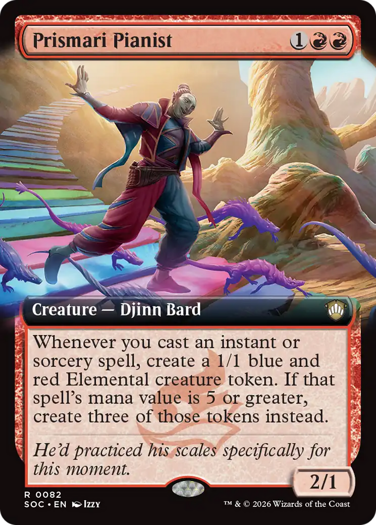 Prismari Pianist (Extended Art) [Secrets of Strixhaven Commander] | Lots Moore NSW